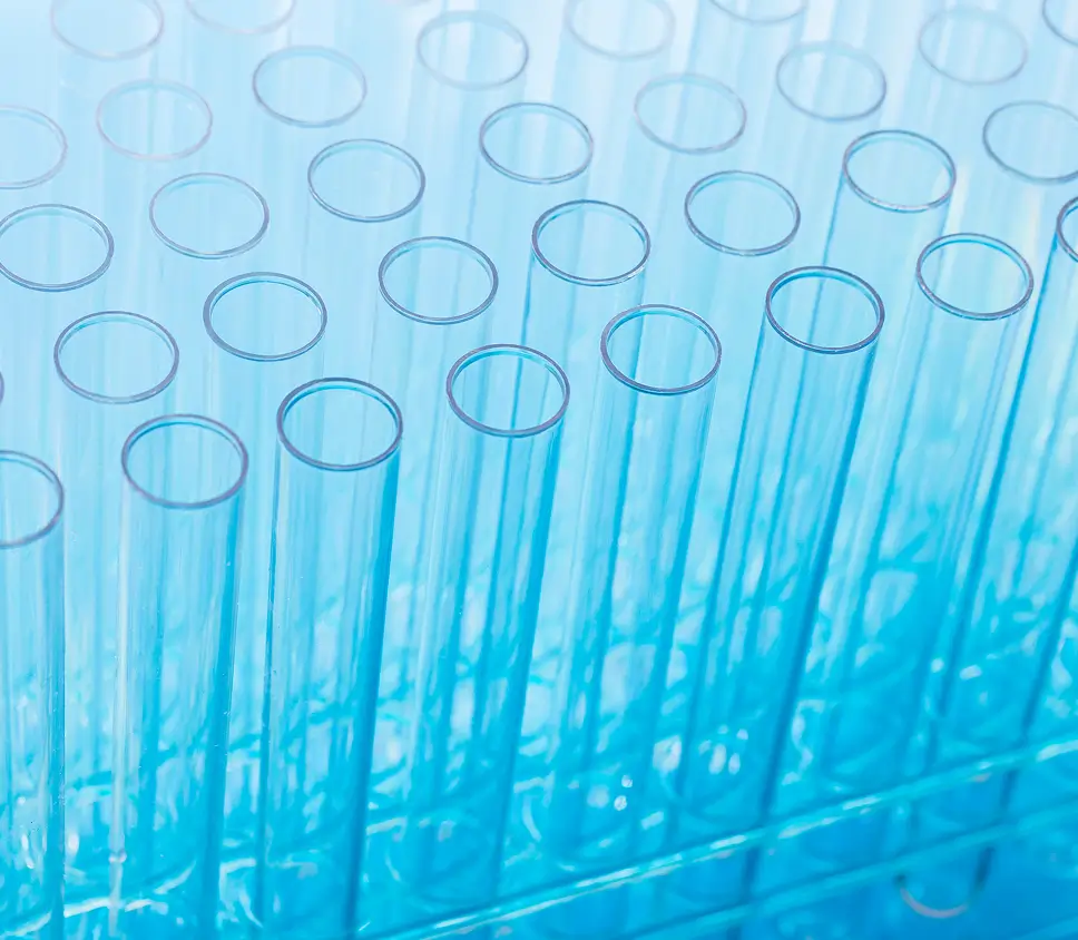 Composite of test tubes