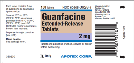 guanfacine product label