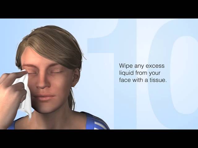 How to use eye drops